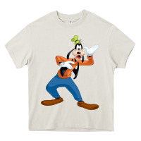 Cream goofy Heavy Core Tee - linhVisuals