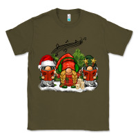 Army Green Christmas choir gnomes Classic Tee - BarkalooDesign