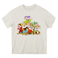 Cream grumpy dopey dwarf Heavy Core Tee - linhVisuals