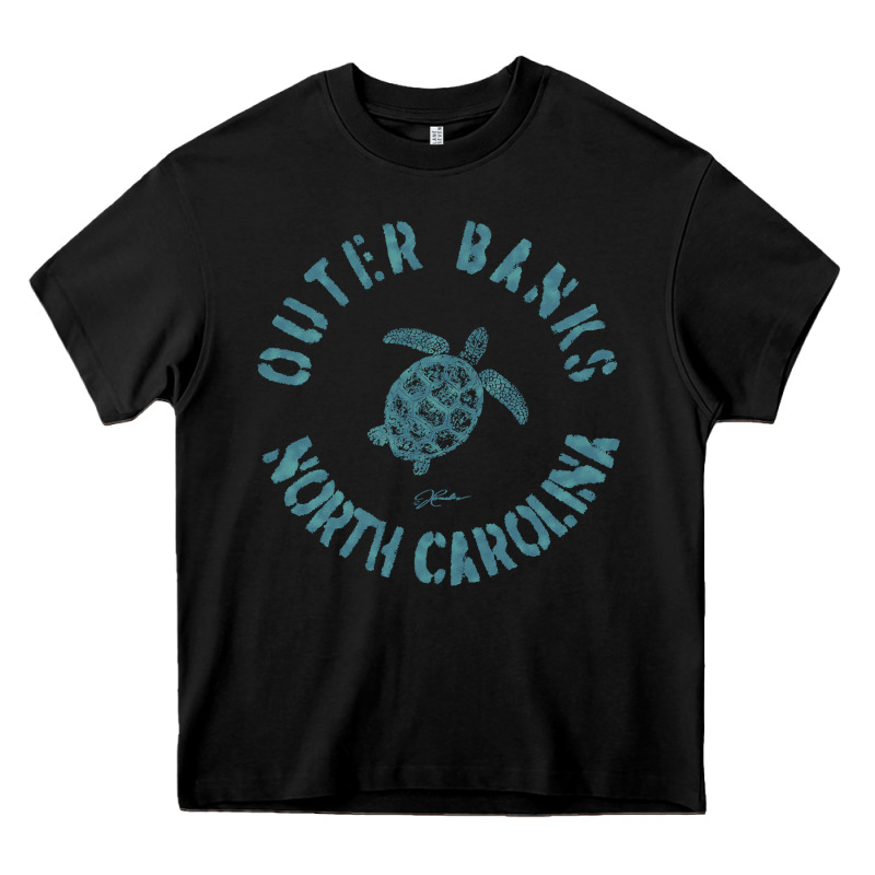 Jcombs Outer Banks, Nc, Sea Turtle Hoodie Heavy Core Tee by linhVisuals | Teevron