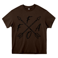 Chocolate Brown fafo f around and find out funny vintage sarcastic boho chic tank top Heavy Core Tee - linhVisuals