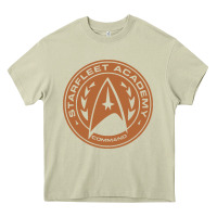 Mossy star fleet academy dropout stars trekie trek geek Heavy Core Tee - linhVisuals