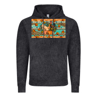 Vintage Black Fall coop animals pumpkin Vintage Hoodie - Artiststas