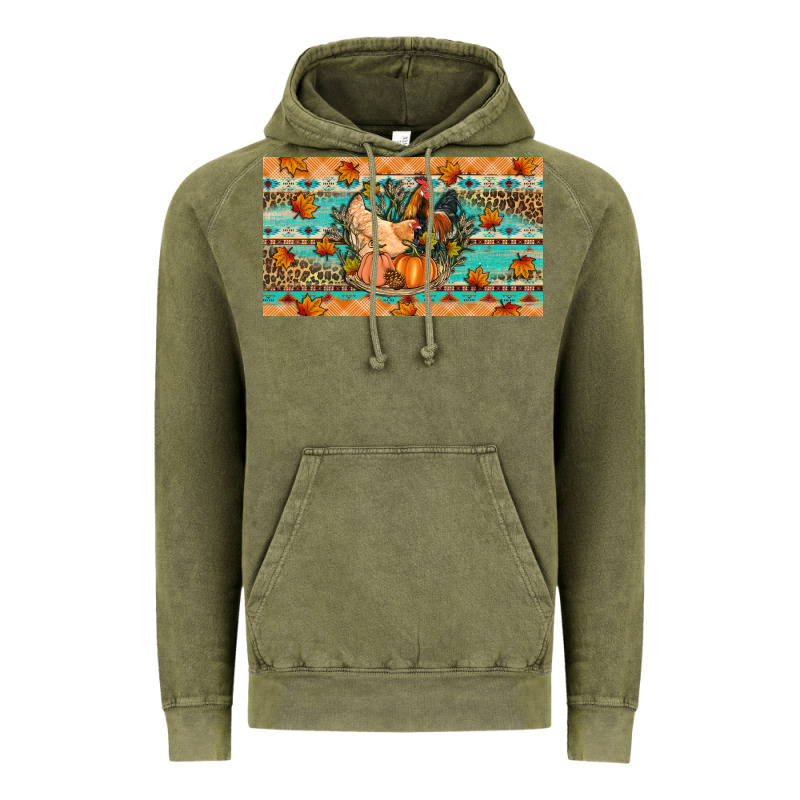 Fall Coop Animals Pumpkin Vintage Hoodie by Artiststas | Teevron