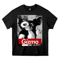 Black character gizmo classic Heavy Core Tee - linhVisuals