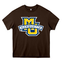 Chocolate Brown marquette Heavy Core Tee - linhVisuals