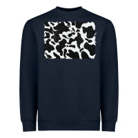 Navy distressed black glitter cowhide pattern Heavyweight Sweatshirt - RanaPortraitStore