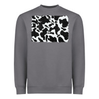 Storm distressed black glitter cowhide pattern Heavyweight Sweatshirt - RanaPortraitStore