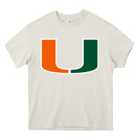 Cream miami hurric Heavy Core Tee - linhVisuals