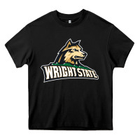 Black wright state Heavy Core Tee - linhVisuals