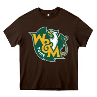 Chocolate Brown william and mary Heavy Core Tee - linhVisuals