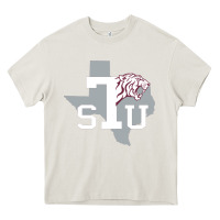 Cream texas southern Heavy Core Tee - linhVisuals