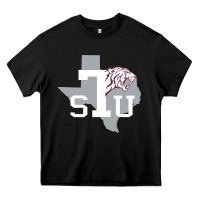 Black texas southern Heavy Core Tee - linhVisuals