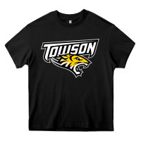 Black towson tigers Heavy Core Tee - linhVisuals