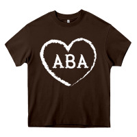 Chocolate Brown aba therapy gift for behavior analyst  womens aba premium t shirt Heavy Core Tee - linhVisuals