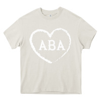 Cream aba therapy gift for behavior analyst  womens aba premium t shirt Heavy Core Tee - linhVisuals