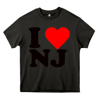 Asphalt i love nj Heavy Core Tee - linhVisuals