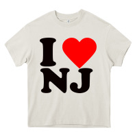 I Love Nj Heavy Core Tee | Teevron