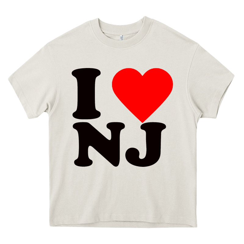I Love Nj Heavy Core Tee by linhVisuals | Teevron