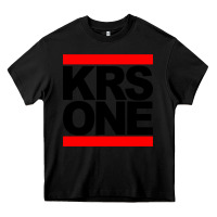Black hip hop krs one Heavy Core Tee - linhVisuals