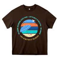 Chocolate Brown delaware seashore state park t  shirt delaware seashore state park, de Heavy Core Tee - linhVisuals