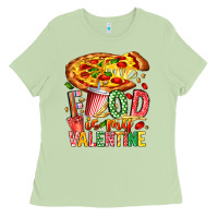 Matcha Food Is My Valentine Ladies Tee - CowhideDigitalArt