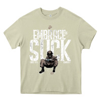 Mossy EMBRACE THE SUCK VINTAGE Heavy Core Tee - linhVisuals
