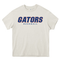 Cream GATORS BASEBALL Heavy Core Tee - linhVisuals