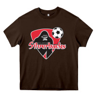 Chocolate Brown atlanta silverbacks Heavy Core Tee - linhVisuals