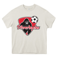 Cream atlanta silverbacks Heavy Core Tee - linhVisuals
