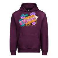 Mauve Wine hello 6th grade Urban Hoodie - RanaPortraitStore