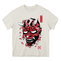 Cream darth oni Heavy Core Tee - linhVisuals