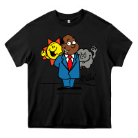 Black al roker Heavy Core Tee - linhVisuals