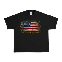 Black Camouflage Usa Flag Background Urban Heavy Tee - Jasminsmagicworld