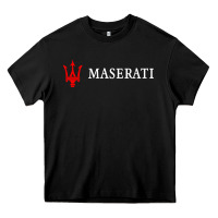 Black masearti car essential Heavy Core Tee - linhVisuals