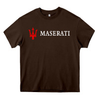 Chocolate Brown masearti car essential Heavy Core Tee - linhVisuals