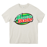 Cream #mountain dude Heavy Core Tee - linhVisuals