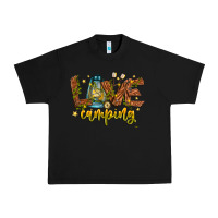 Black Love Camping Urban Heavy Tee - CowhideDigitalArt