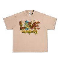 Burro Love Camping Urban Heavy Tee - CowhideDigitalArt