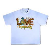 Grape Ice Love Camping Urban Heavy Tee - CowhideDigitalArt