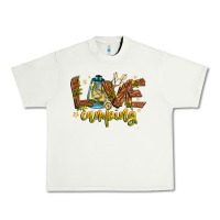 Pistachio Love Camping Urban Heavy Tee - CowhideDigitalArt