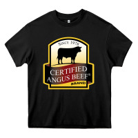 Black angus beef Heavy Core Tee - linhVisuals