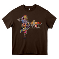 Chocolate Brown Jethro Tull Heavy Core Tee - linhVisuals