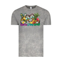Cloud Rock Peace Love Summer Vintage Tee - CowhideDigitalArt
