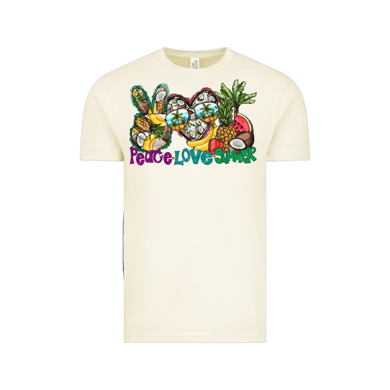 Peace Love Summer Vintage Tee by CowhideDigitalArt | Teevron
