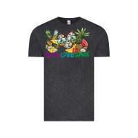 Vintage Black Peace Love Summer Vintage Tee - CowhideDigitalArt