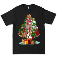 Black nurse christmas tree Premium Tee - FaDigitalArtStudio
