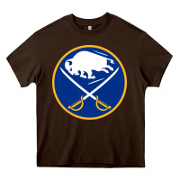 Chocolate Brown the-buffalo-sabres-pen Heavy Core Tee - linhVisuals