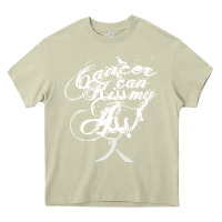 Mossy brain cancer t  shirt cancer can kiss my ass! brain ( gray ribbon) t Heavy Core Tee - linhVisuals