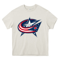 Cream the-columbus-blue-jackets-pen Heavy Core Tee - linhVisuals